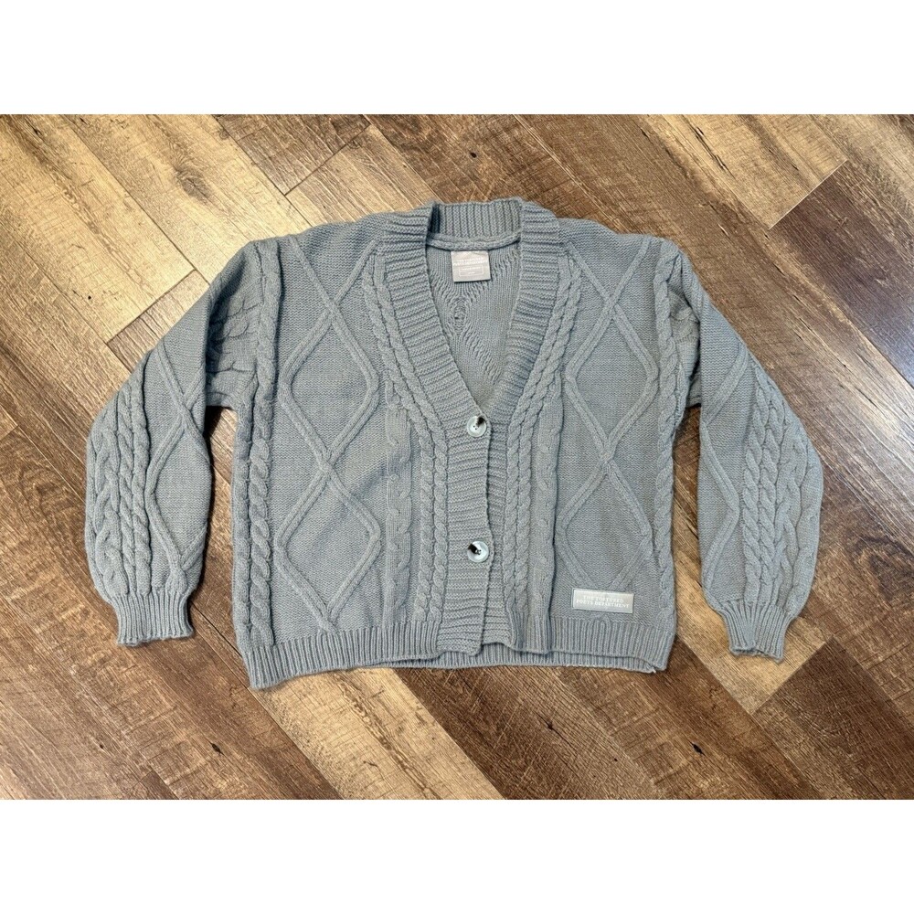 TAYLOR SWIFT Official TTPD Tortured Poets Department Grey Cardigan | Size XS